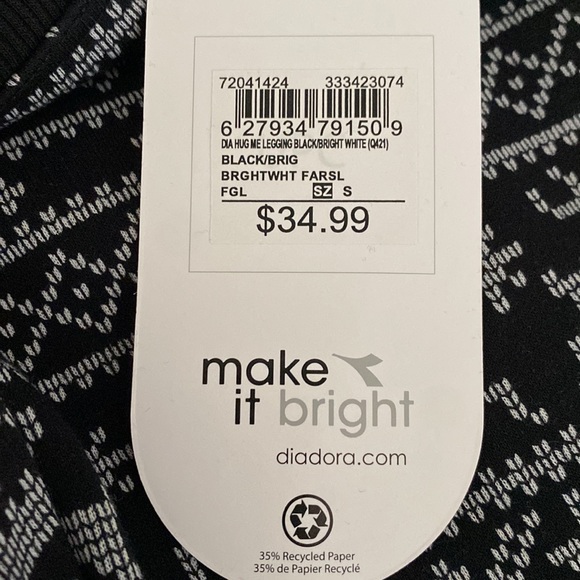 NWT Reindeer Fleece Legging Girls Size S - Picture 5 of 5